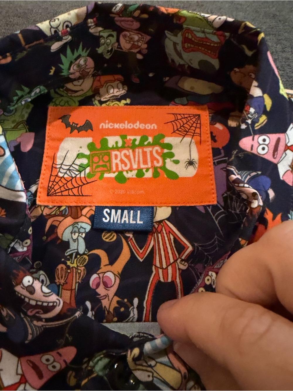 RSVLTS Kids Nickelodeon Halloween Button-Up Dress - Picture 4 of 4